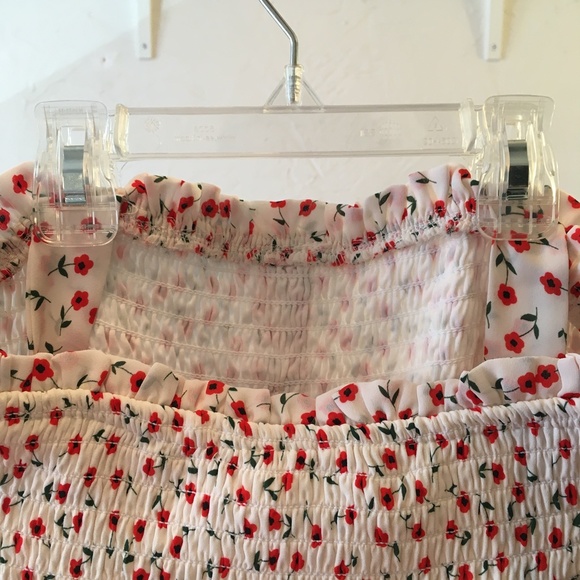 White Dress with Spring Flowers - Picture 5 of 6